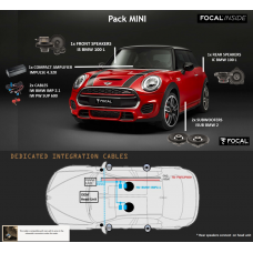 FOCAL INSIDE Speaker Upgrade Pack 6.2 Impulse to Fit MINI F56 2014-2021